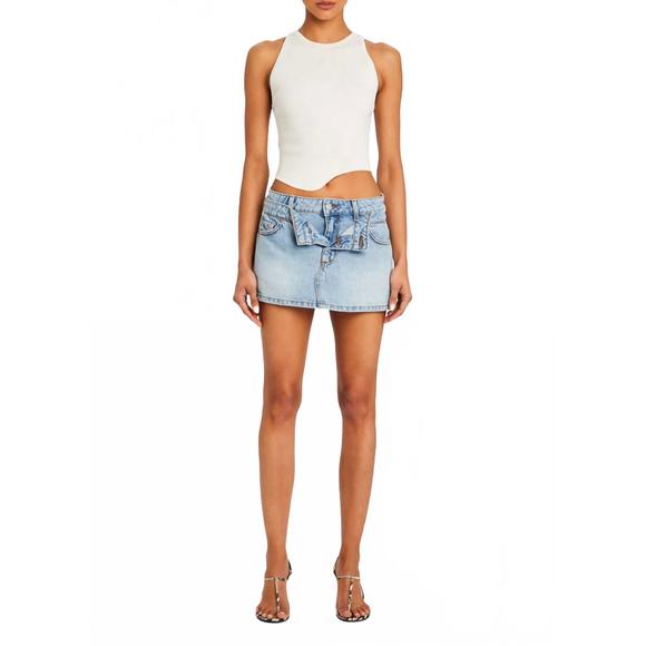 NEW PISTOLA kat denim skirt in blue - Picture 1 of 3